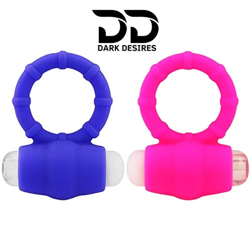 Hammer shape vibrating cock ring Blue & Pink Penis Ring India By DarkDesires