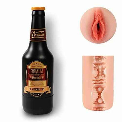 Portable Beer Bottle Pussy - Soft Real Vagina - Dark Desires