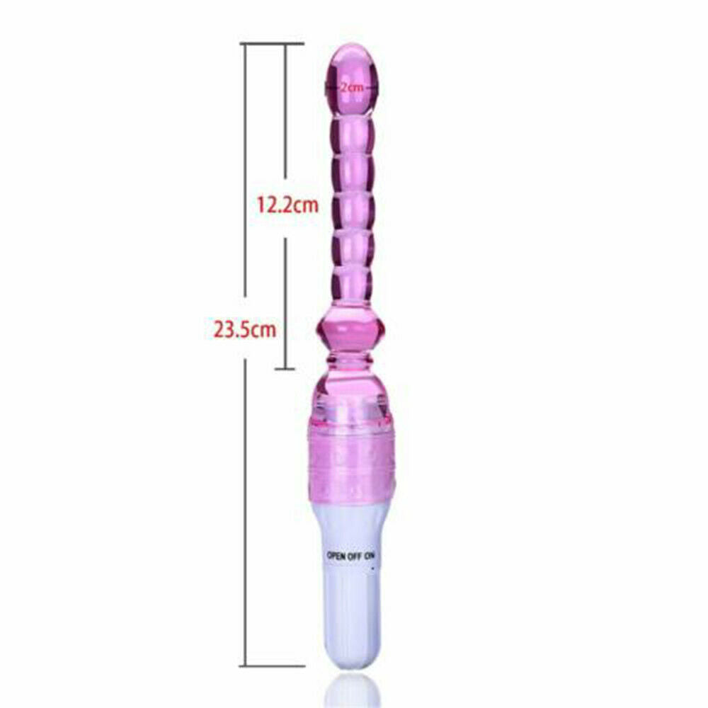 JELLY VIBRATOR  LONG ANAL BEADS