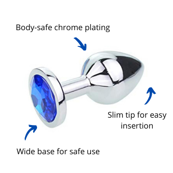 Metal Butt Plug Dark Desires Metal Butt Plug Dark Desires