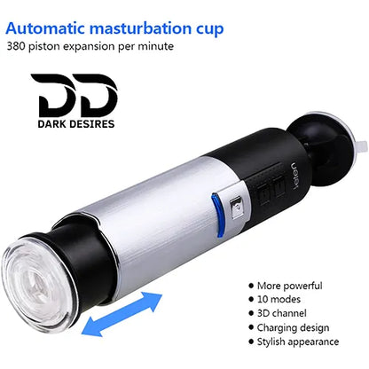 Leten X-9 Retractable Automatic  Telescopic Thrusting Masturbator with Stand In India By DarkDesires