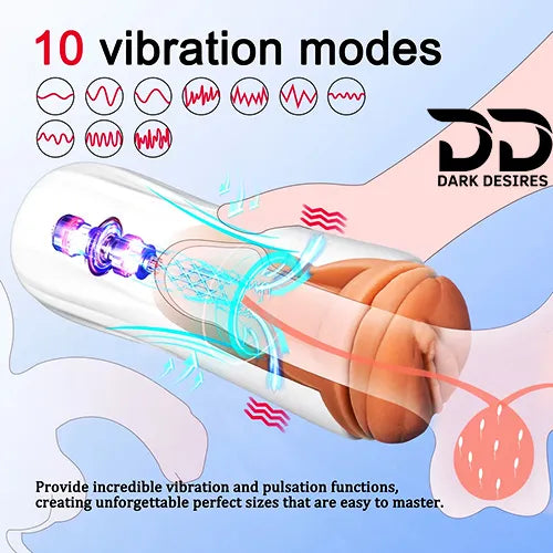 Locke Automatic Masturbator Cup Vibrating Stroker Cup Rechargeable Masturbator in india by DarkDesires