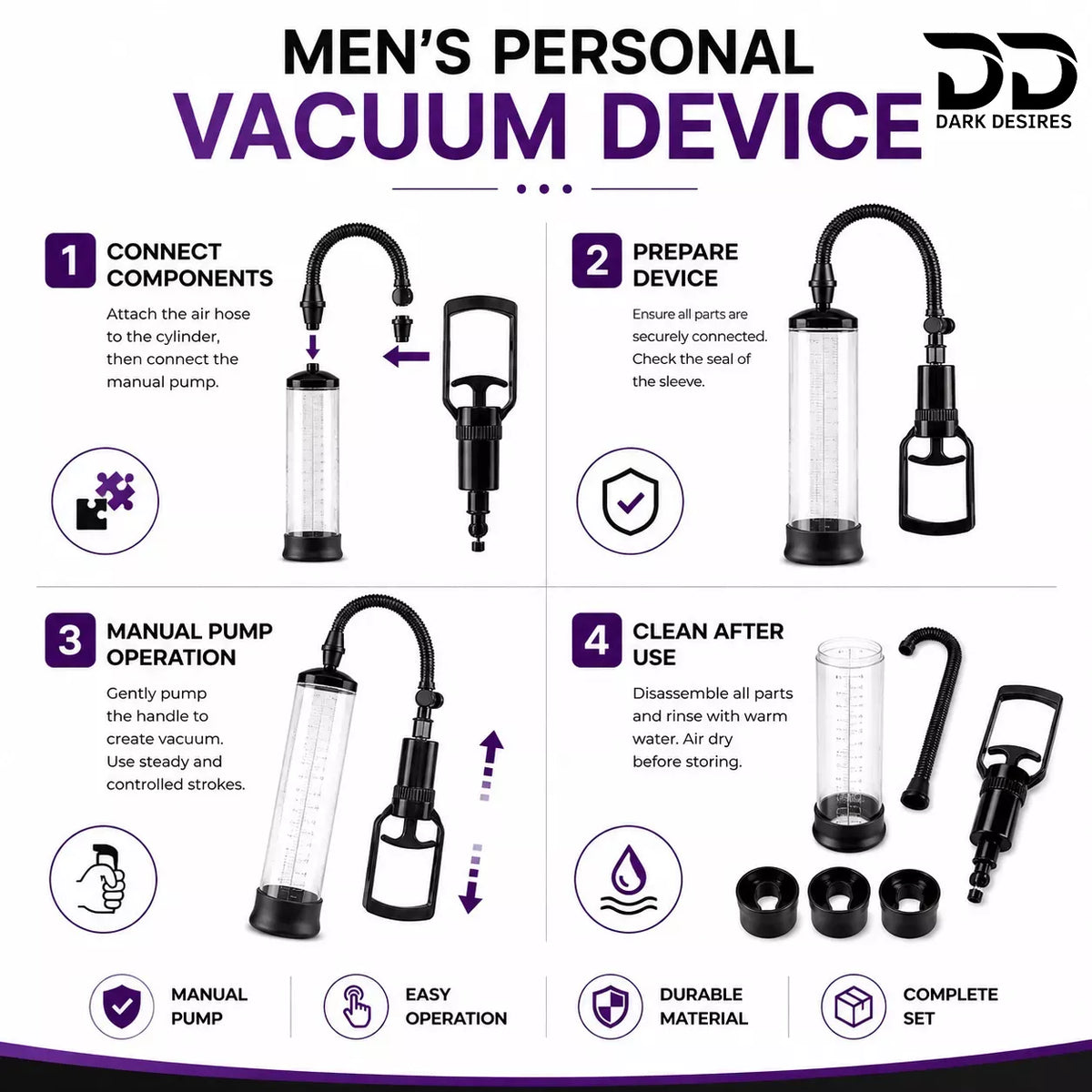 demonstartion Manual Penis Enlargement Pump  with Clear Cylinder Adjustable Vacuum  Suction cock Enlargement Penis Pump India by darkdesires