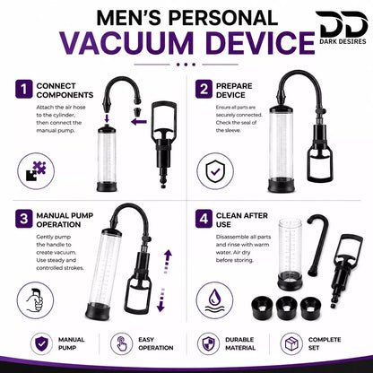 demonstartion Manual Penis Enlargement Pump  with Clear Cylinder Adjustable Vacuum  Suction cock Enlargement Penis Pump India by darkdesires