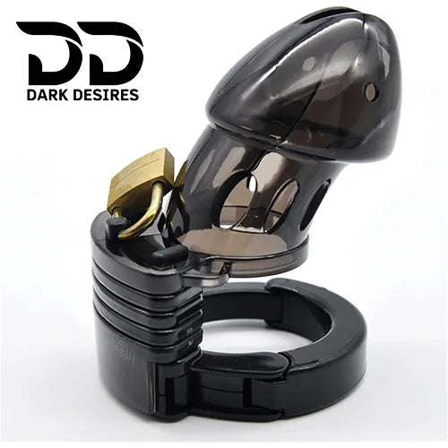 Men’s chastity cage underwear Adjustable locking mechanism black color India By DarkDesires