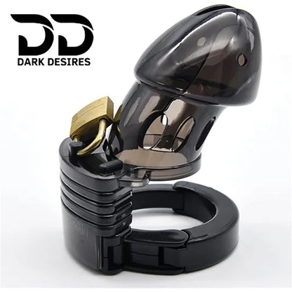 Men’s chastity cage underwear Adjustable locking mechanism black color India By DarkDesires
