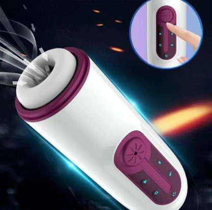 Intelligent Heating Sucking Simulation Stretch masturbation Cup
