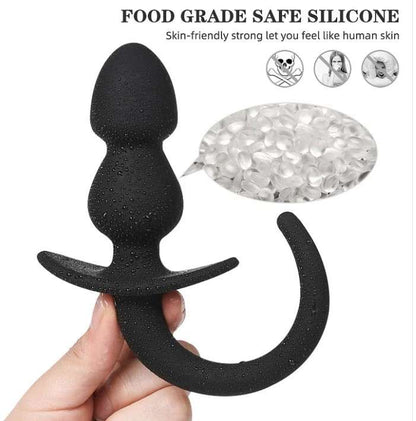 Anal Beads With Tail - Dark Desires
