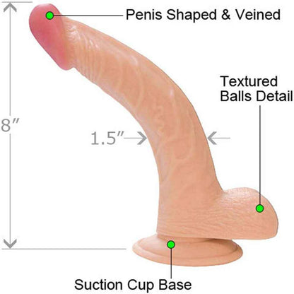 Skin Dildo - 8 Inch