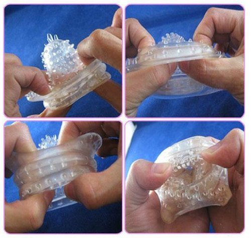 Reusable Crystal Condom -  Set of 2 pcs