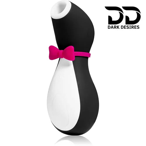 penguin air pulse clitoral suction vibrator massager stimulator toy Black Color India by Darkdesires