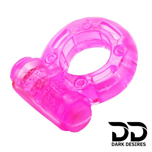 Cock Ring silicone vibrating penis ring Pink Color India By DarkDesires