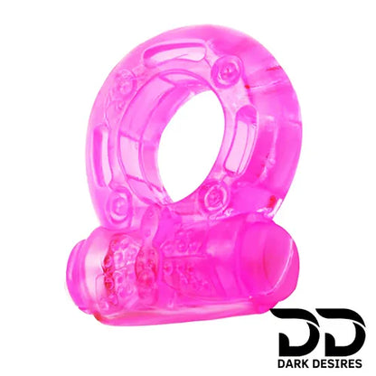 Cock Ring silicone vibrating penis ring Pink Color India By DarkDesires