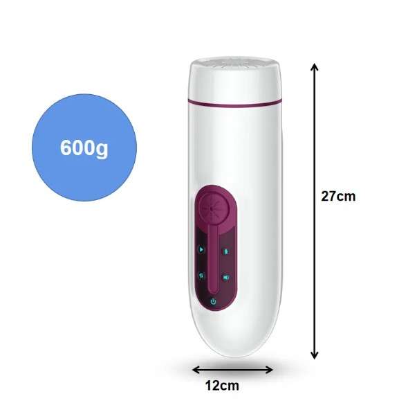 Intelligent Heating Sucking Simulation Stretch masturbation Cup