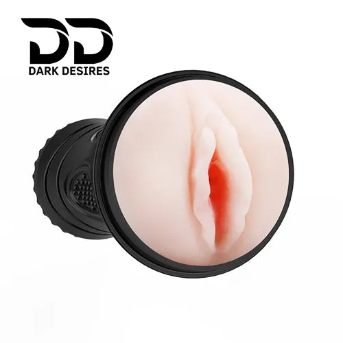 Premium Remote Control Vibrating Masturbator – 7 Mode Rechargeable Stroker Black color India by DarkDesires