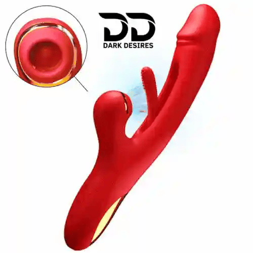 flapping rabbit vibrator with clitoral suction g spot massager India by Darkdesires