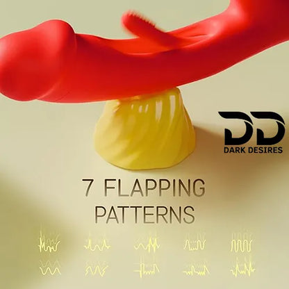 flapping rabbit vibrator with clitoral suction g spot massager India by Darkdesires