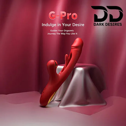 flapping rabbit vibrator with clitoral suction g spot massager India by Darkdesires