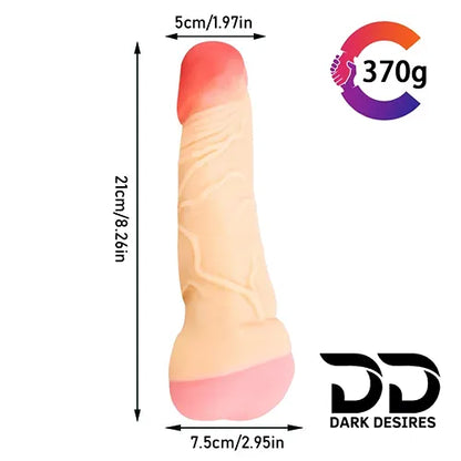 Relastic Dildo Penis Sleeve with attached Pocket Pussy flesh tone DarkDesires India