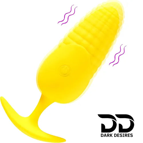 remote control corn shape silicone prostate massager vibrating anal plug India By DarkDesires