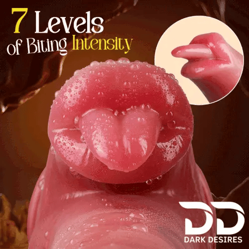 remote control automatic thrusting vibrating heating licking tongue dildo Skin Tone India By DarkDesires