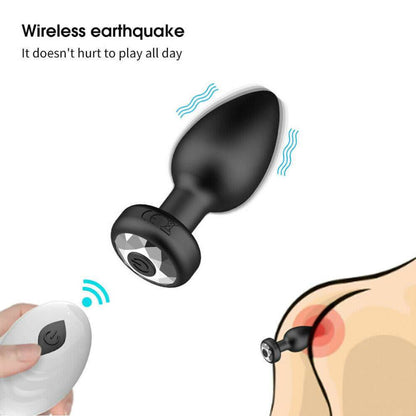 Anal Plug With Vibration - Dark Desires