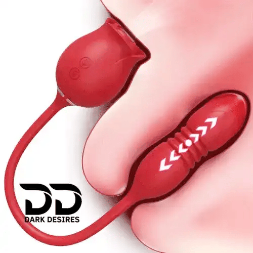 rose g spot Clitoral suction, thrusting vibrator toy India by Darkdesires