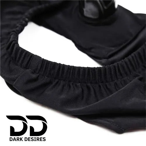 silicone chastity belt underwear wearable strap on removable dildo anal butt plug underwear India DarkDesires