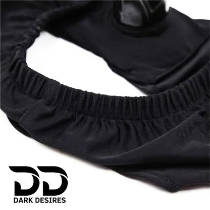 silicone chastity belt underwear wearable strap on removable dildo anal butt plug underwear India DarkDesires