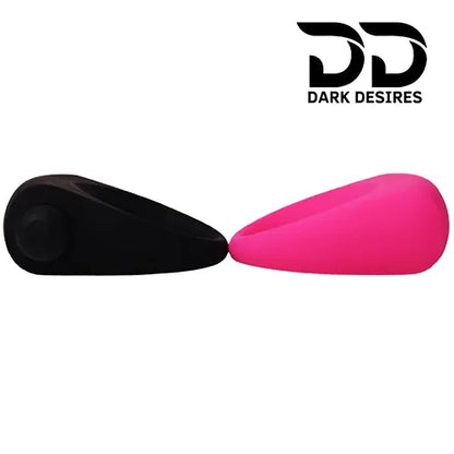 Silicone Ejaculation Delay Cock Ring Vibrating Penis Ring Black and Pink  India By DarkDesires