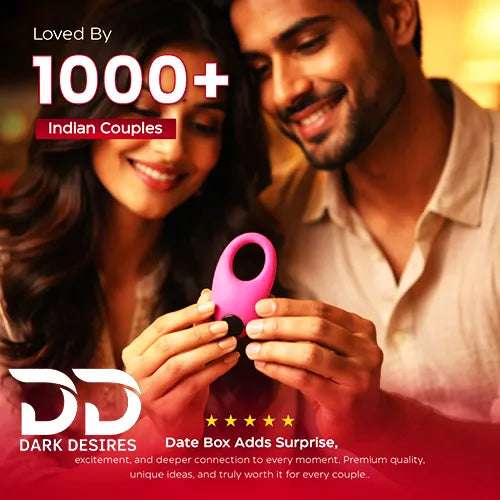 Silicone Ejaculation Delay Cock Ring Vibrating Penis Ring Black and Pink  India By DarkDesires