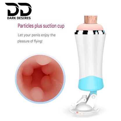 hands free lotus cup pussy masturbator with wall suction stroker cup India by DarkDesires