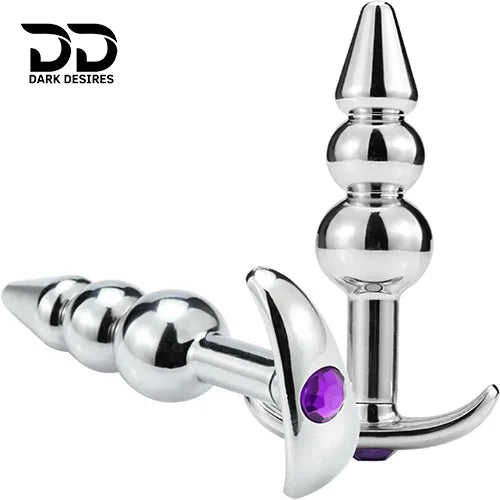 stainless steel anal plug set of 4 in India by Darkdesires