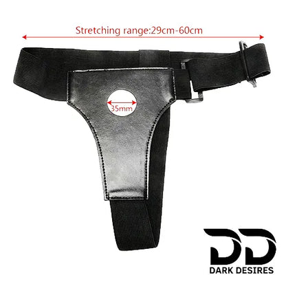 5 Inch Silicone Strap-on Dildo Beginner Friendly with Adjustable belt Flesh Tone India by DarkDesires