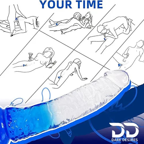 strap on dual color white , blue harness kit with g spot dildo in India By Darkdesires