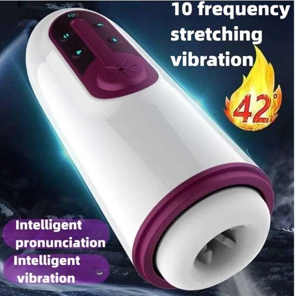 Intelligent Heating Sucking Simulation Stretch masturbation Cup