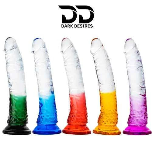 Super Soft Twin Colour Jelly Dildo for Women