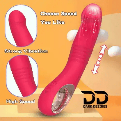 10 mode telescopic high speed vibrating g spot vibrator toy India by Darkdesires