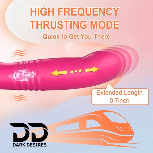 10 mode telescopic high speed vibrating g spot vibrator toy India by Darkdesires
