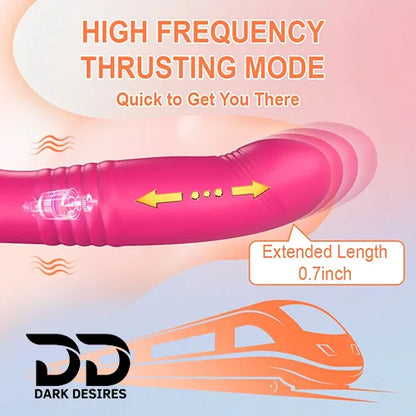 10 mode telescopic high speed vibrating g spot vibrator toy India by Darkdesires