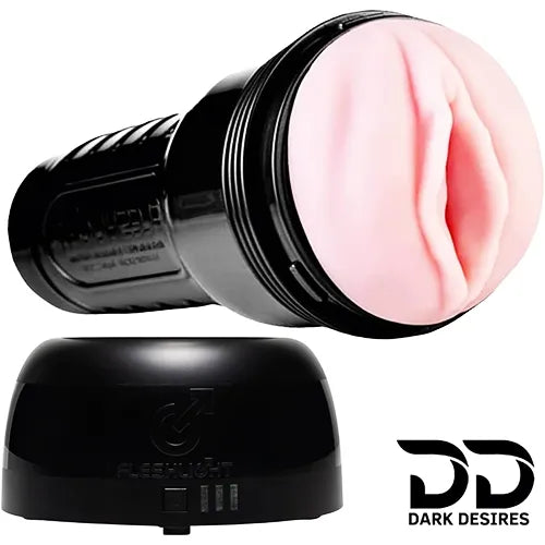 torch shape male masturbator cup pink tight pocket pussy flashlight India by DarkDesires