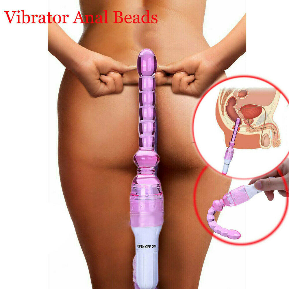 JELLY VIBRATOR  LONG ANAL BEADS