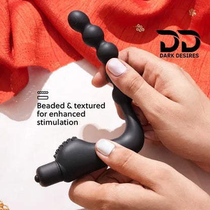 vibrating prostate massager anal beads butt plug toy India by Darkdesires
