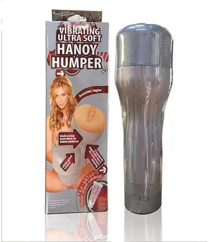 Hanoy Vibrating Pocket Pussy - Torch (7 Modes) - Dark Desires