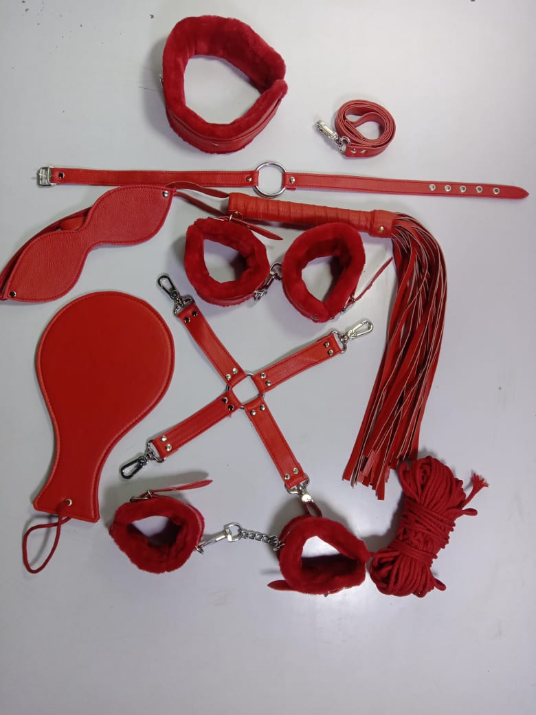 Premium 9 PC Leather BDSM Set