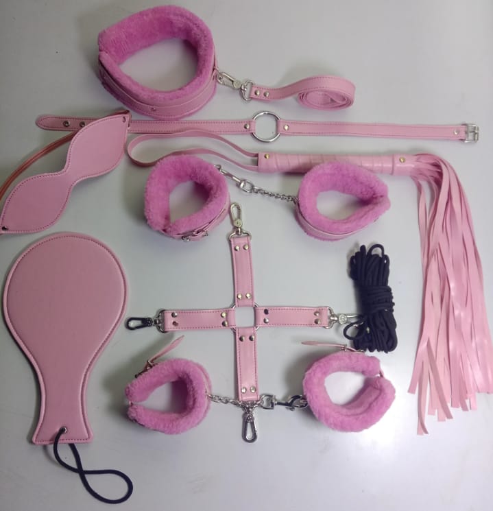 Premium 9 PC Leather BDSM Set