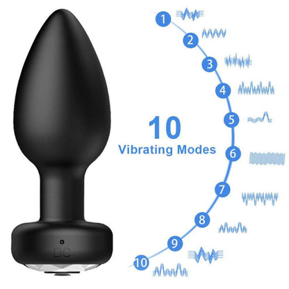 Anal Plug With Vibration - Dark Desires
