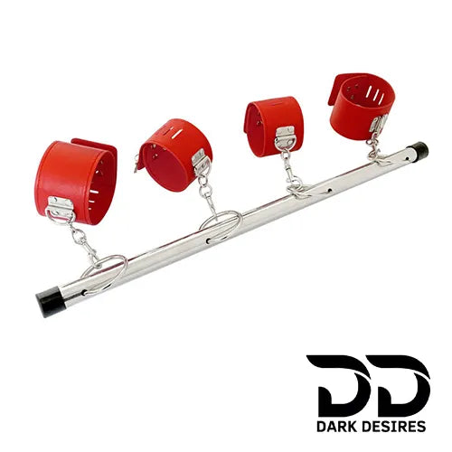 bdsm spreader bar restraint set hand ankle cuffs in India By Darkdesires