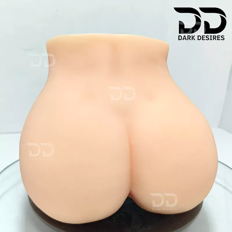 Curvy Waist Realistic Butt Half sex Doll  ultra soft, flexible two separate textured tunnels, vaginal and anal, giving you varied sensations Masturbator in India By DarkDesires Buy Sex doll online
