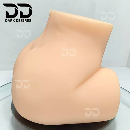 Curvy Waist Realistic Butt Half sex Doll  ultra soft, flexible two separate textured tunnels, vaginal and anal, giving you varied sensations Masturbator in India By DarkDesires Buy Sex doll online